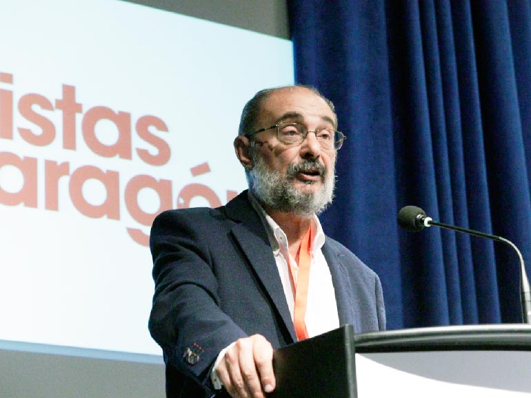 Lambán no deja opción a Pilar Alegría a la Secretaría General del PSOE Aragón, a pesar de seguir con su lucha