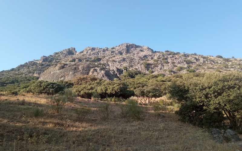 peñón de algámitas camino de la frontera santiago