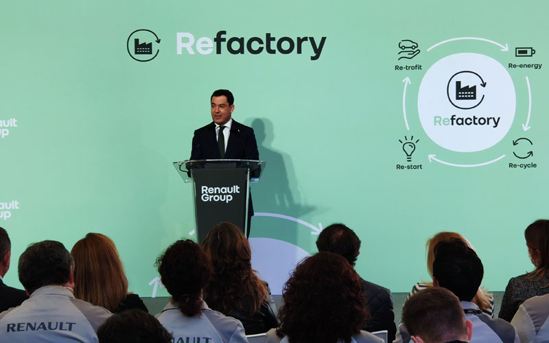 juanma moreno refactory renault sevilla