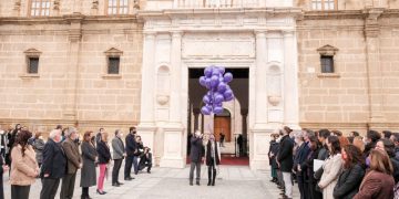 Acto contra la violencia machista en el Parlamento de Andalucía