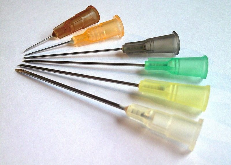 agujas hipodermicas doping