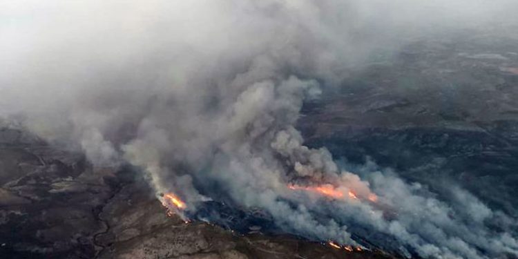El incendio de Jódar queda estabilizado