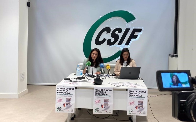 Eliminar el exceso de papeleo, reclamación de CSIF-A para los centros educativos