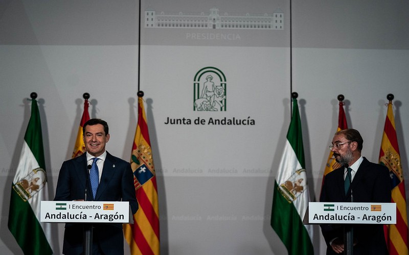 Encuentro Moreno Lambán Aragón Andalucía