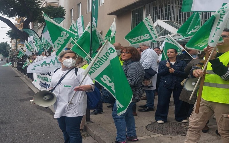 Manifestación Satse SMA Salud