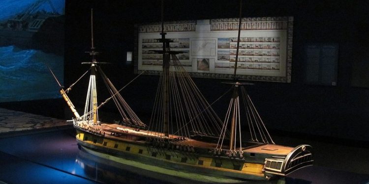 Maqueta Fragata Nuestra Señora Mercedes Museo