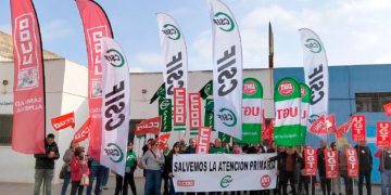 Nueva protesta de CCOO, CSIF y UGT contra el deterioro de la Junta de Andalucía en la Atención Primaria
