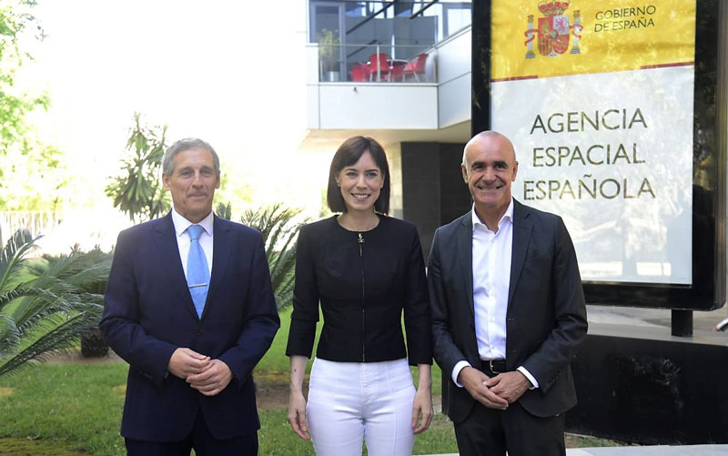 Morant fija como objetivos de la Agencia Espacial Española una Ley del Espacio y un Plan Nacional del Espacio