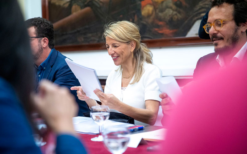 Yolanda Díaz Mitin Andalucía