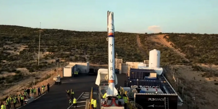 El cohete ‘Miura 1’ despegará esta madrugada desde Huelva