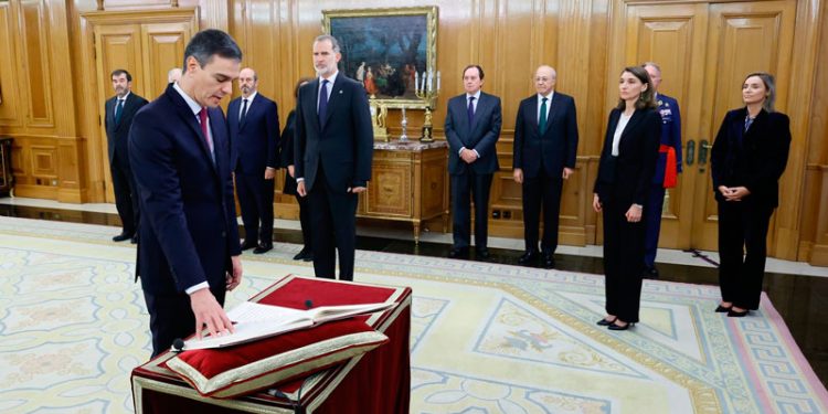 Pedro Sánchez promete su cargo como presidente del Gobierno