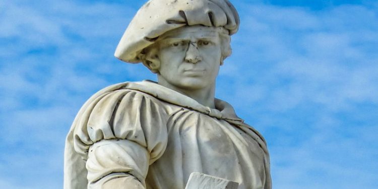 Estatua Martín Alonso Pinzón Palos de la Frontera Huelva