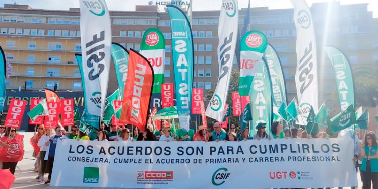 Los sindicatos vuelven a movilizarse por el «incumplimiento» de la Junta en Atención Primaria