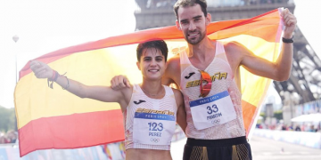 María Pérez Álvaro Martón Oro Marcha JJOO París 2024