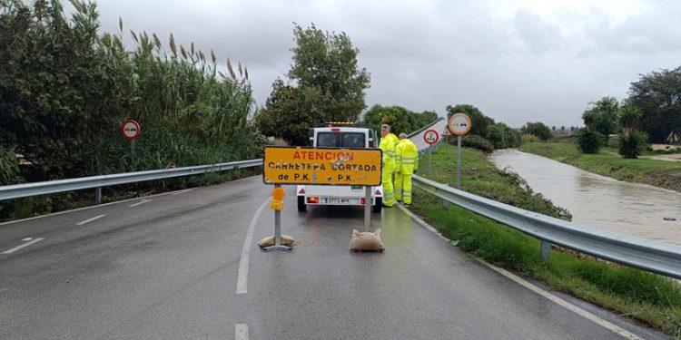 Aviso rojo por lluvias en la campiña de Cádiz