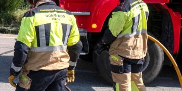 Un incendio en una chabola provoca la muerte de una persona en Lucena del Puerto