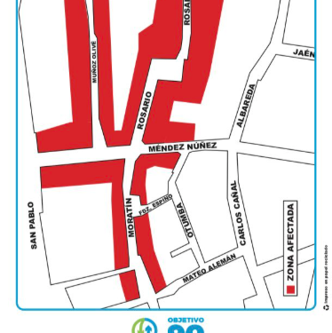 Corte de agua en el Casco Antiguo de Sevilla hoy, jueves 19 de febrero