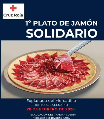 Este 28F, Cruz Roja Sevilla celebra «I Plato de Jamón Solidario»
