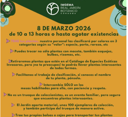 Vuelve a Córdoba la Feria de Plantas de Colección al Jardín Botánico